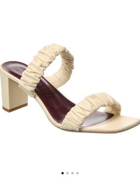 Staud Ruched Double-Strap Sandal
